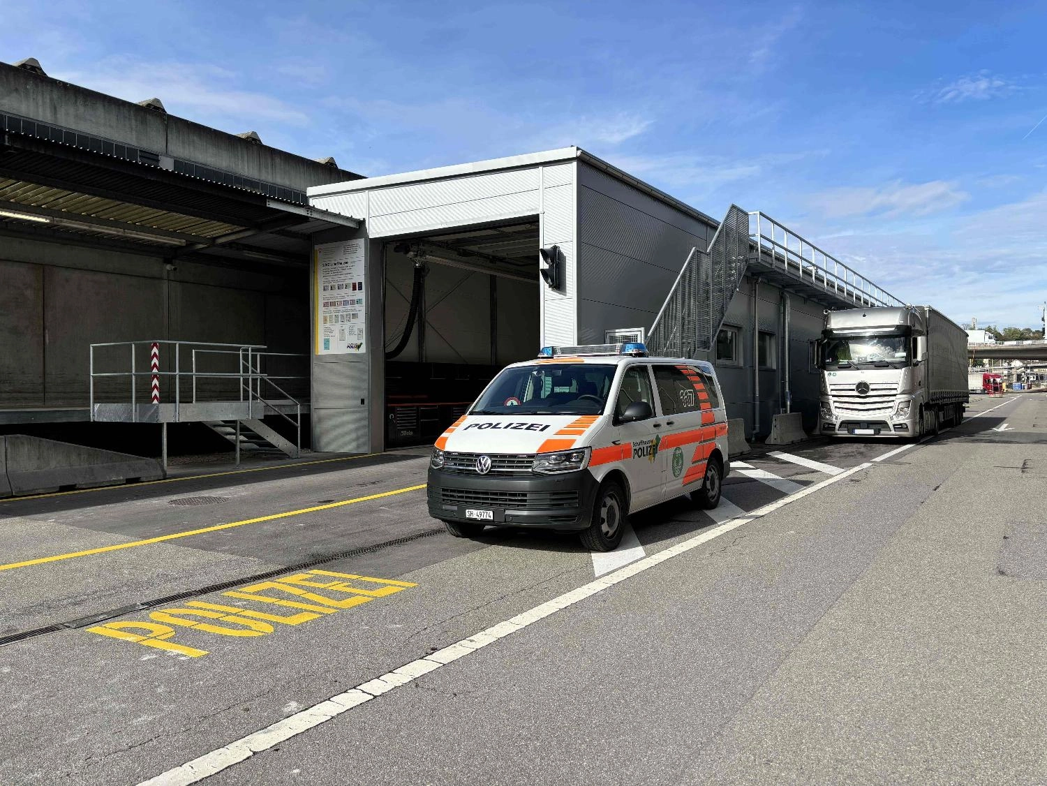 Schaffhausen: Erneuerung des Schwerverkehrskontrollzentrums