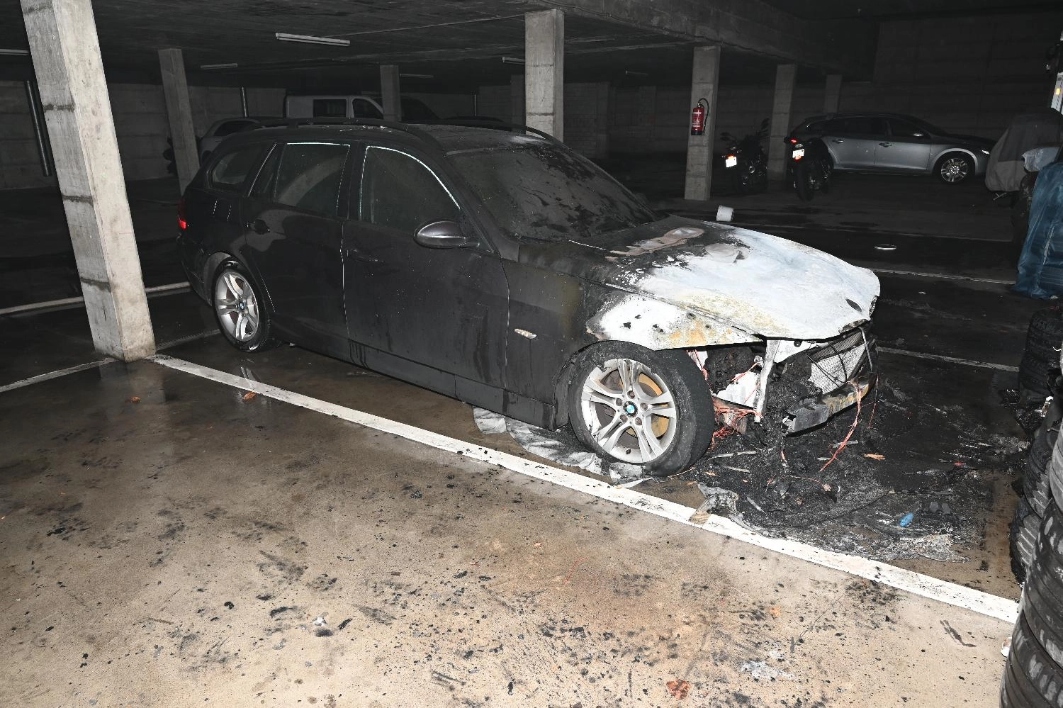 Stadt Schaffhausen: Autobrand in Tiefgarage