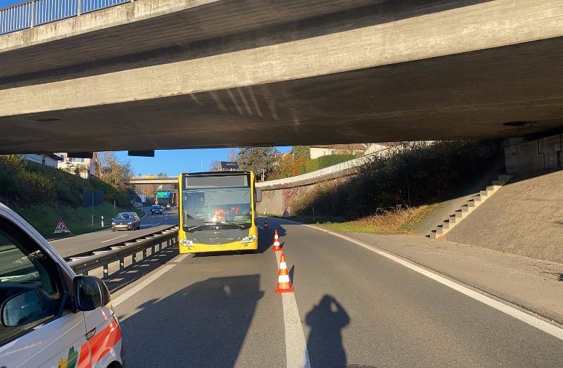 Stadt Schaffhausen: Falschfahrt mit Gelenkbus