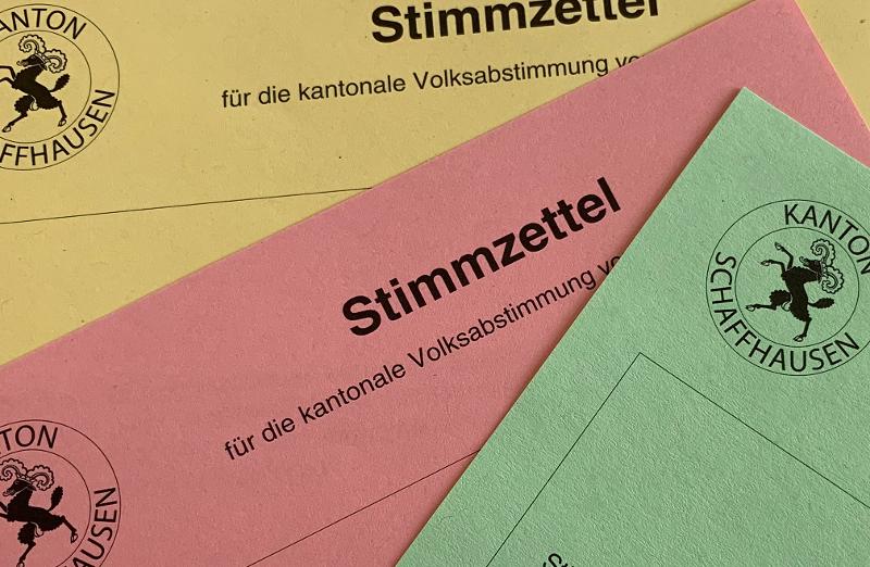 Volksabstimmung vom 19. November 2023 – Resultate Kanton Schaffhausen