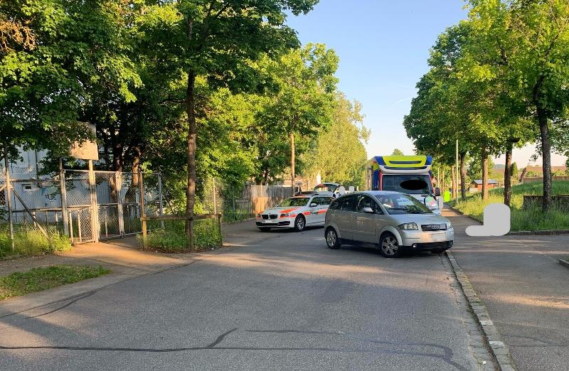 Stadt Schaffhausen: Kollision zwischen Auto und Mofa