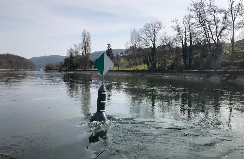 Zweiter Bojentest als Wiffenersatz im Rhein